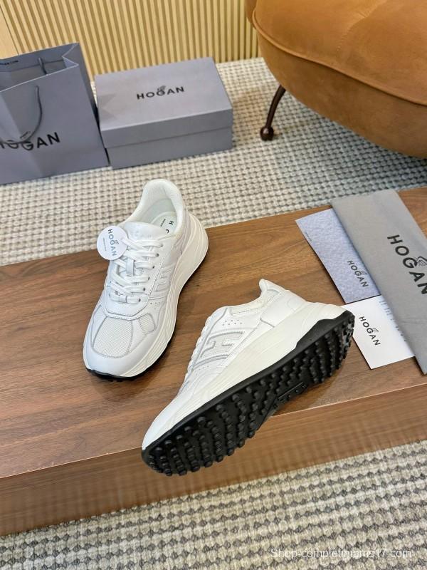 Hogan H-STRIPES Series Couple Thick Sole Dad Shoes Leisure Sneakers - LY00370/LY00380