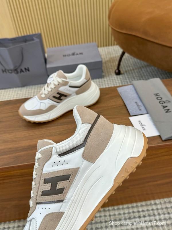 Hogan H-STRIPES Series Couple High Platform Chunky Dad Shoes Casual Sneakers - LY00370/LY00380