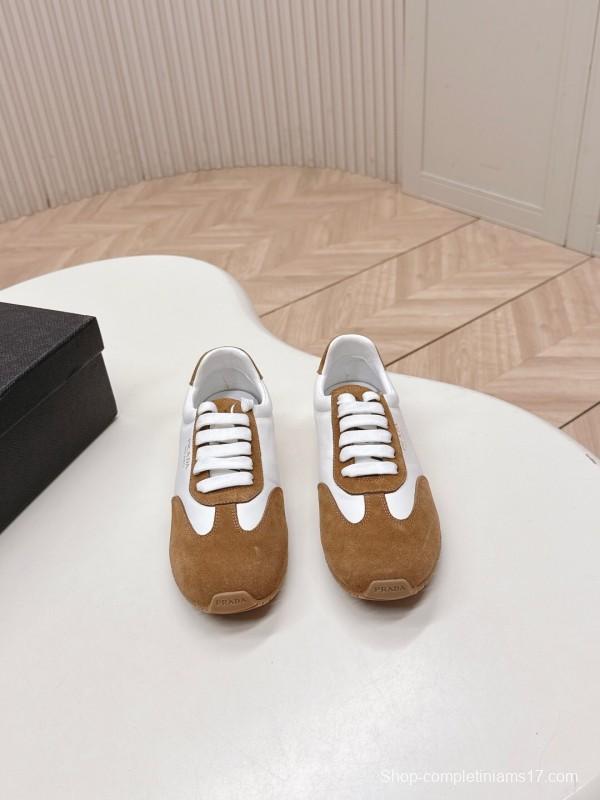Prada 25ss New Agate Sneakers Retro Training Shoes - LY00300