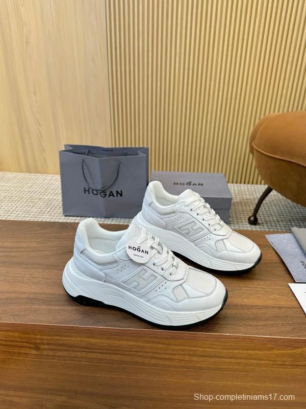 Hogan H-STRIPES Series Couple Thick Sole Dad Shoes Leisure Sneakers - LY00370/LY00380