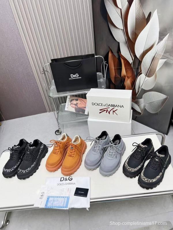 D&G Chunky Derby Casual Platform Shoes - AS00340