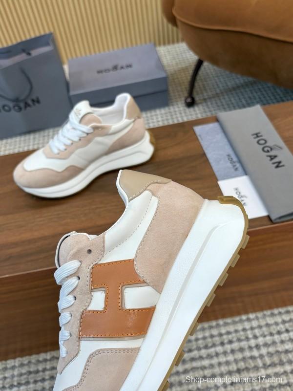 Hogan H-STRIPES Series Couple Thick Sole Dad Shoes Sneakers - AS00350
