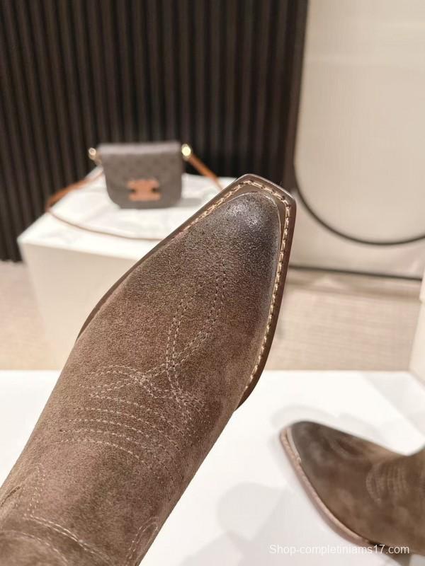 CELINE 2025 SS Fashion Boots with Arch of Triumph Logo - LY00440