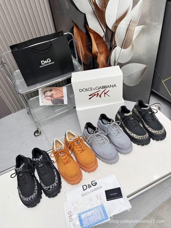 D&G Chunky Derby Casual Platform Shoes - AS00340