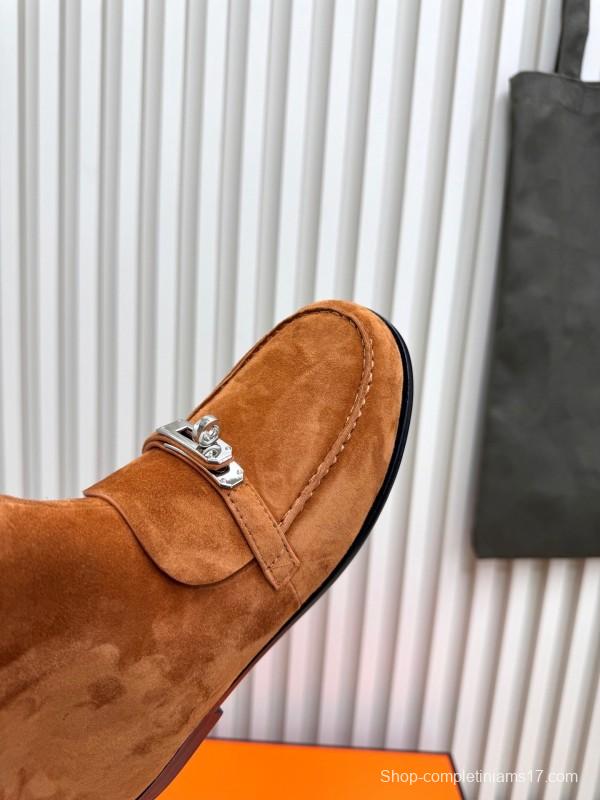 Hermes Kelly Buckle Ankle Boots - LY00390