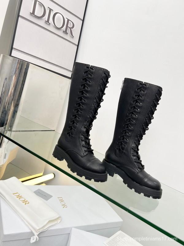 Dior 2025/SS Autumn Winter Boots Retro Work Style Internet Celebrity Boots - LY00460