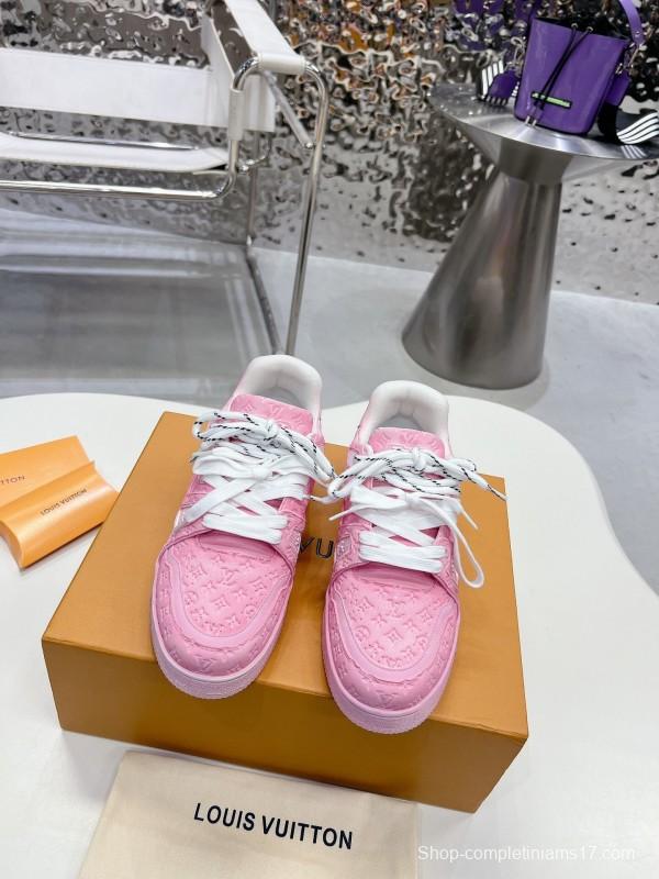 Louis Vuitton LV Trainer Basketball Series Washed Sneakers - LY00430