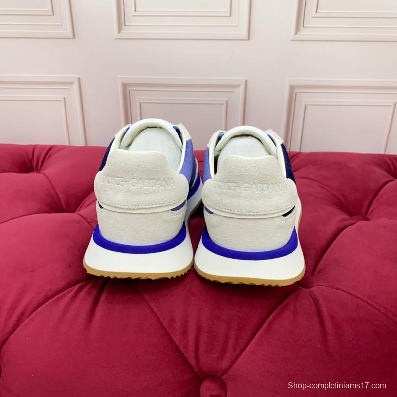 Dolce & Gabbana 2025/SS New Collection Luxury Embroidered Logo Sneakers with Imported Leather - AS00300