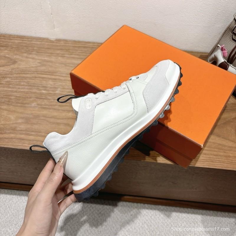 Hermes 2025/SS Autumn Winter New Boot-Type Shoes with Classic Boot Shape and British Color Blocking Design - AS00410