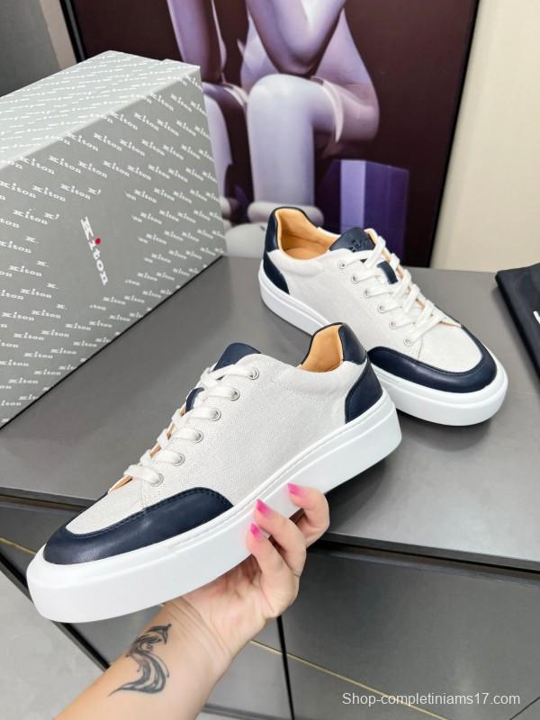 Kiton Tie-Dye Old Money Style Casual Men's Shoes - KFY00320