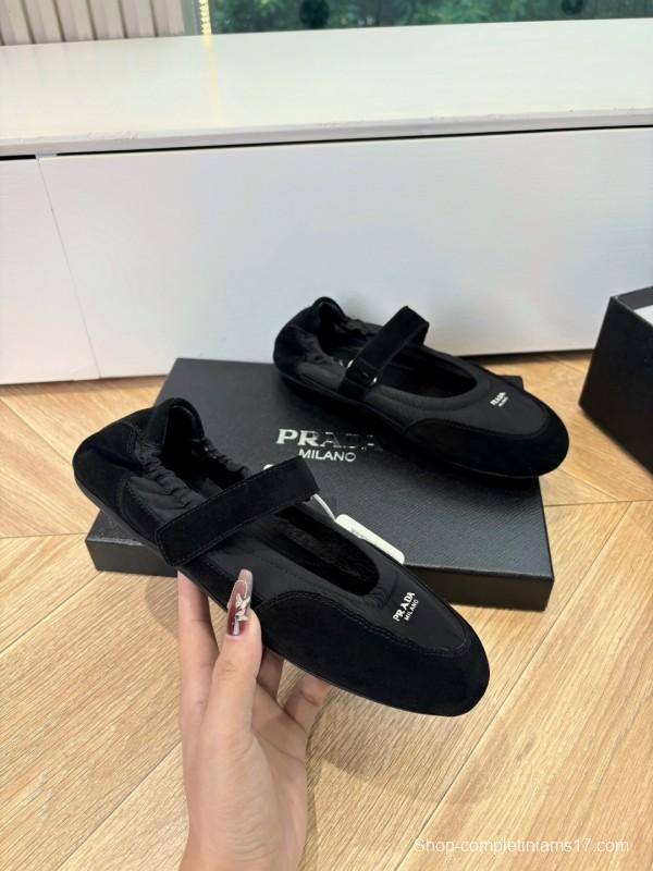 Prada Metal Toe Thin Sole Training Shoes Casual Shoes - LY00260
