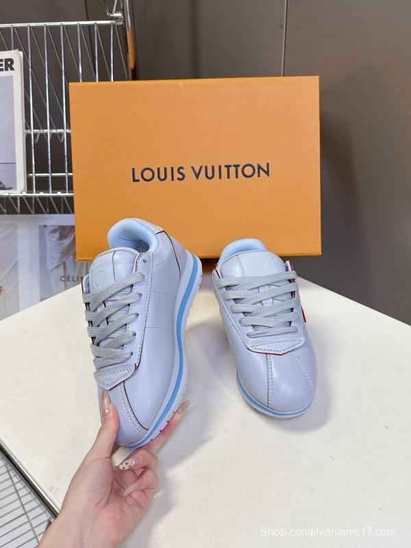 Louis Vuitton 2025 SS Pharrell Williams Collaboration Thick Sole Sneakers Retro Running Shoes - KFY00380