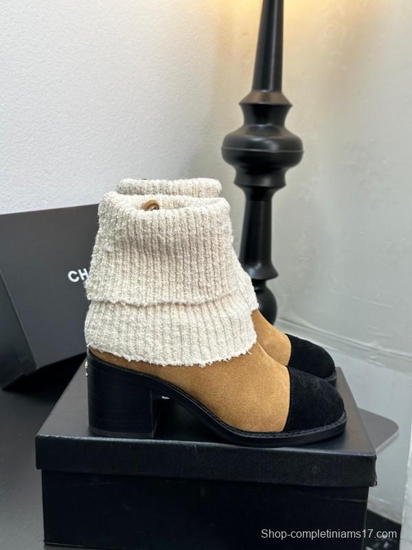 Chanel 2025 SS Short Boots Essential Fall Winter Item - LY00260