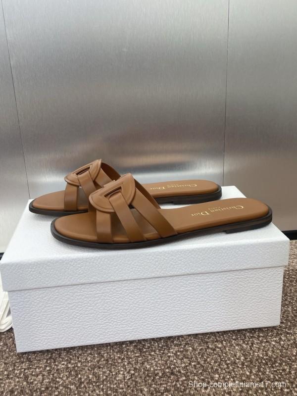 Dior D-Club Jelly Color Hollow Layered Cross Strap Women Sandals - KFY00280