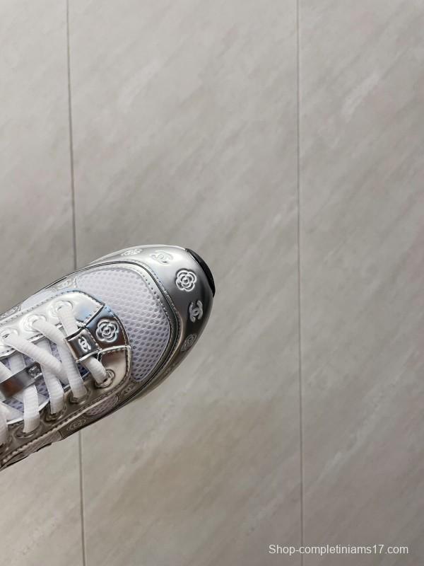 Chanel Silver Horn King II Casual Series Sports Shoes - KFY00330