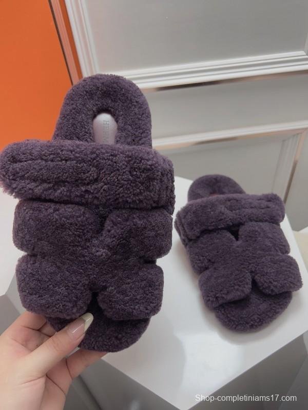 H ERLING Mao Slippers 2025 SS Collection Genuine Fur Comfort - LY00270