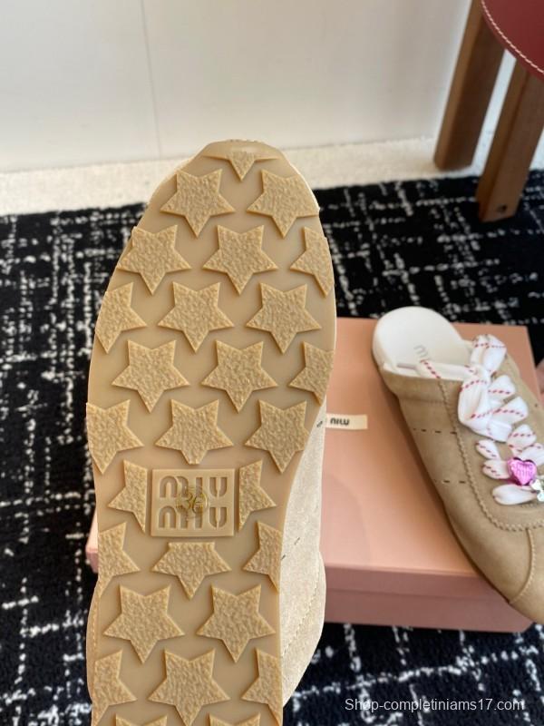 MiuMiu 2025 SS Slip-On Trainer Casual Shoe - KFY00295