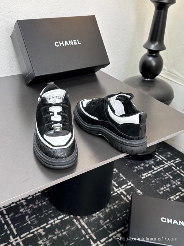 Chanel Spring/Summer 2025 Runway Thick Sole Sneakers - LY00320