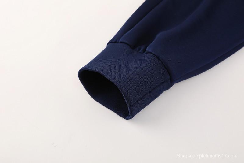 25/26 Napoli Blue/Black Full Zipper Jacket+Long Pants