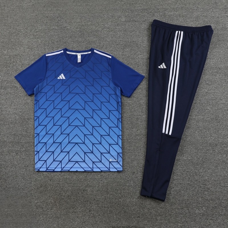 2025 Adidas Royal Blue Full Zipper Jacket+Long Pants