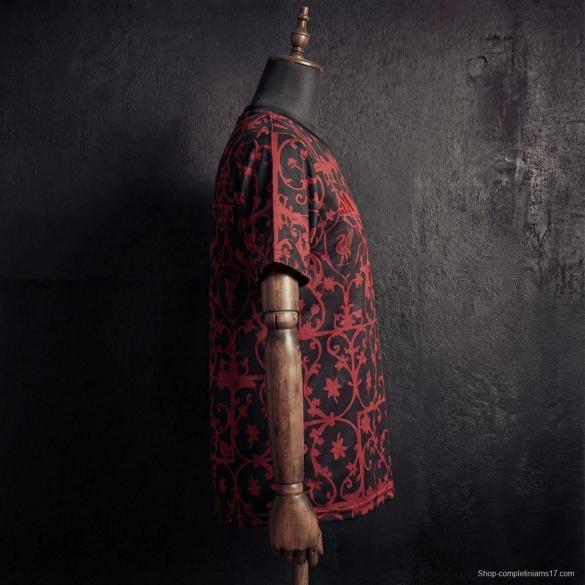 25/26 Liverpool Training Jersey Red And Black Jersey