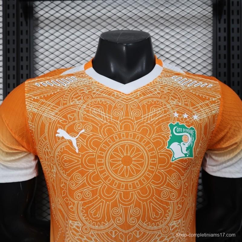 2026 Player Version Ivory Coast Special Edition Orange Jersey