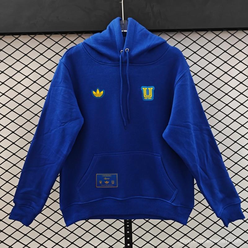 25/26 Tigres UANL Embroidered Logo Hoodie 9 Colors