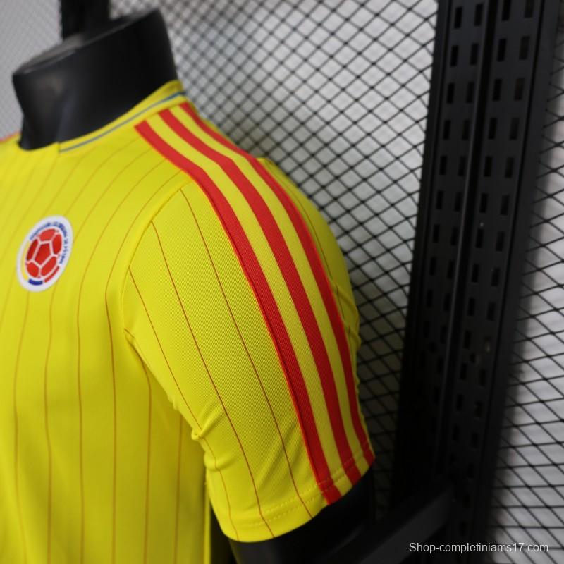 Player Version 2026 Colombia Yellow Terrace Icons Jersey