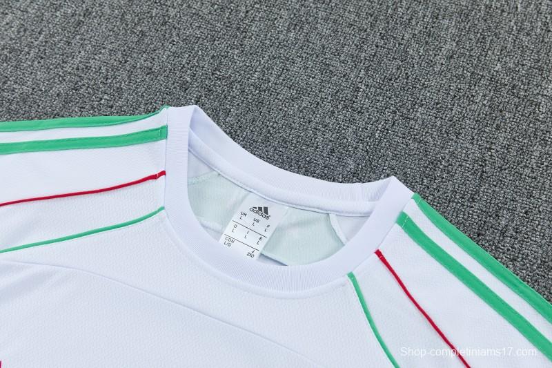 26/27 Algeria White  Short Sleeve+Soccer Shorts