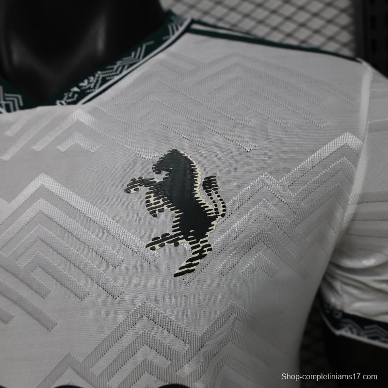 Player Version 26/27 Juventus White with Dark Green Special Edition Jersey