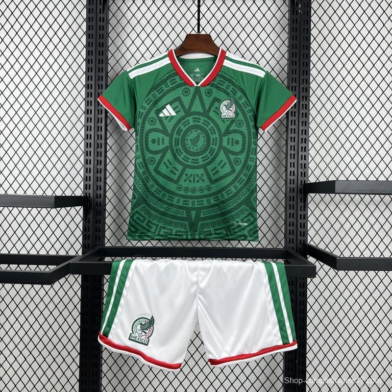 2026 Kids Mexico World Cup Home Kit