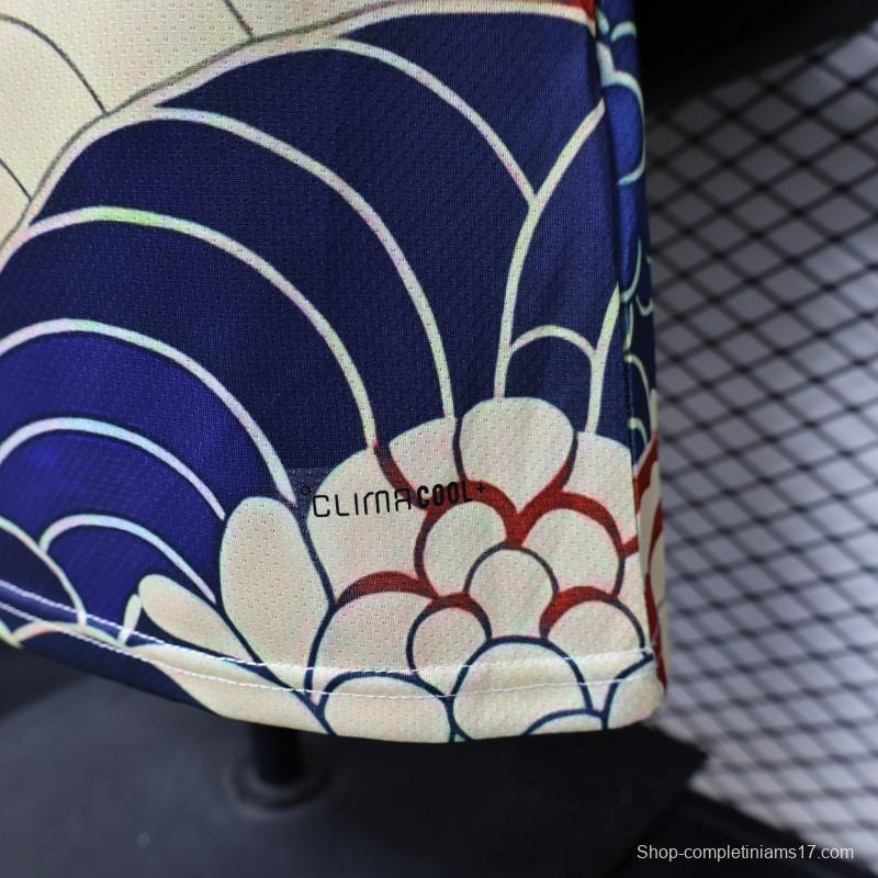 Player Version 2026 Japan Cream with Ukiyo-e Wave  Adidas Originals Special Edition Jersey
