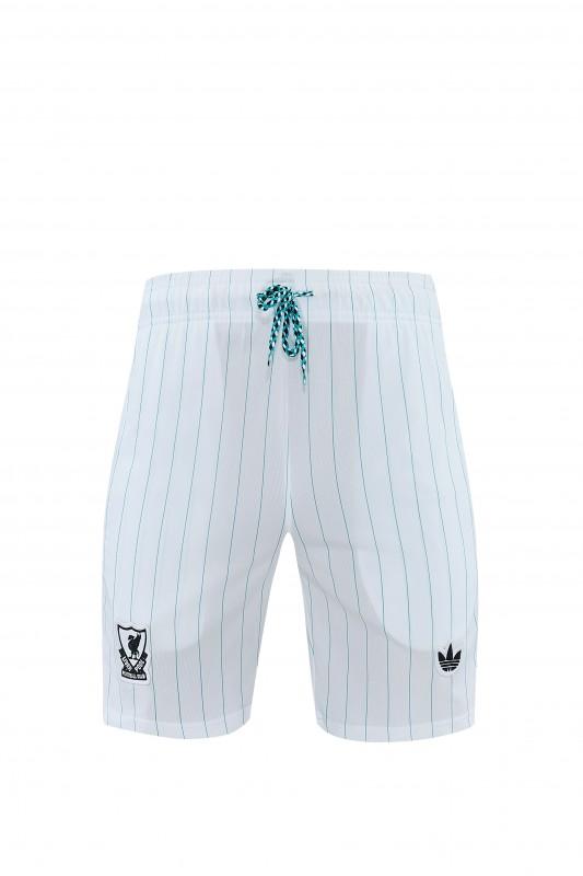 26/27  Liverpool White Short Sleeve+Soccer Shorts