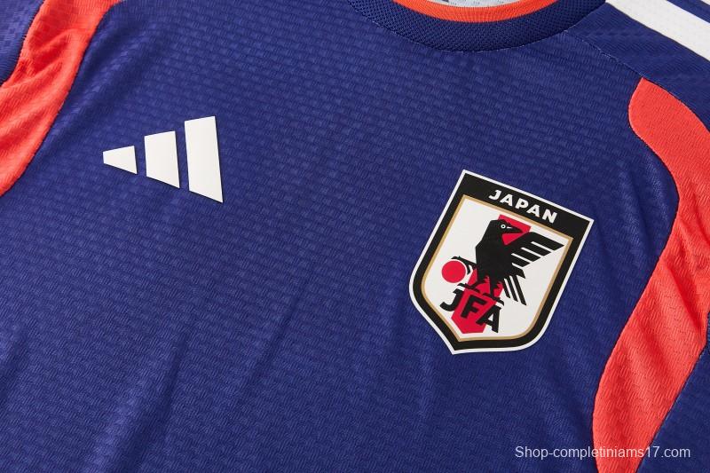 26/27 Japan  Blue  Short Sleeve+Soccer Shorts