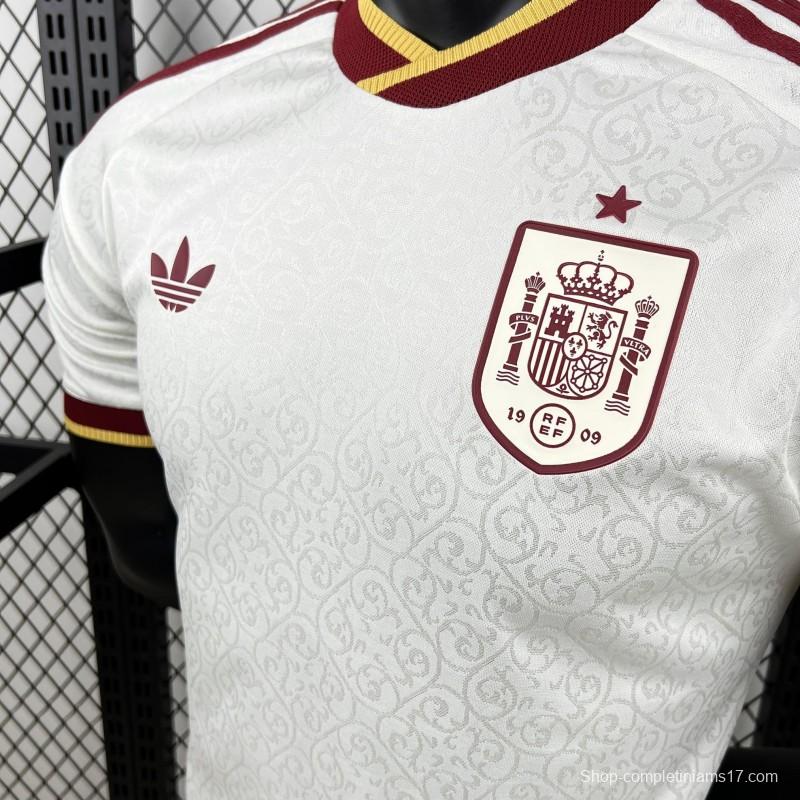 2026 Player Version Mens Spain World Cup Away Jersey