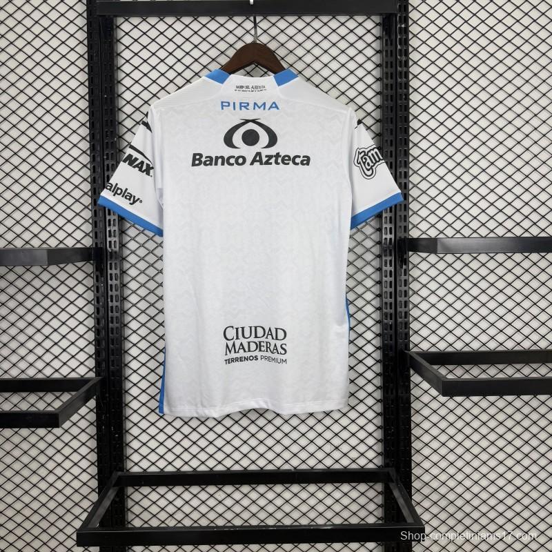 Player Version 25/26 Club Puebla White with Blue Home Jersey