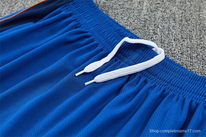 2026 France Blue & Orange Short Sleeve+Soccer Shorts