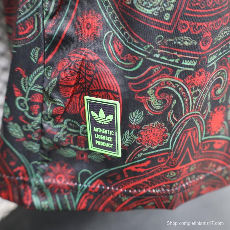 Player Version 2026 Mexico  Black with Aztec Calendar & Day of the Dead Special Edition Jersey