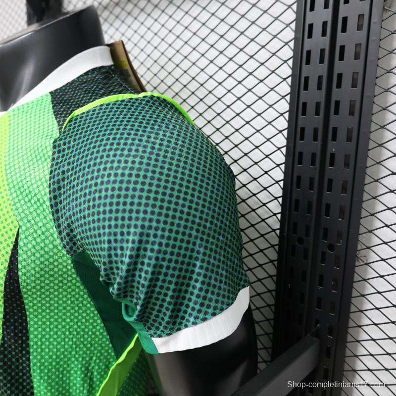 Player Version 26/27 Nigeria Volt Green & Dark Green  Home Jersey