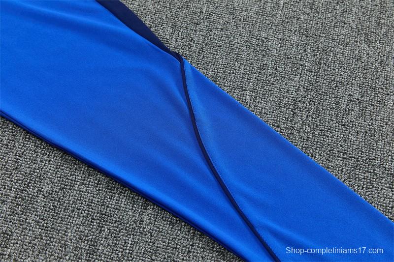 2026 Inter Milan Royal Blue Half  Zipper Jacket Tracksuit + Long Pants (Nike)