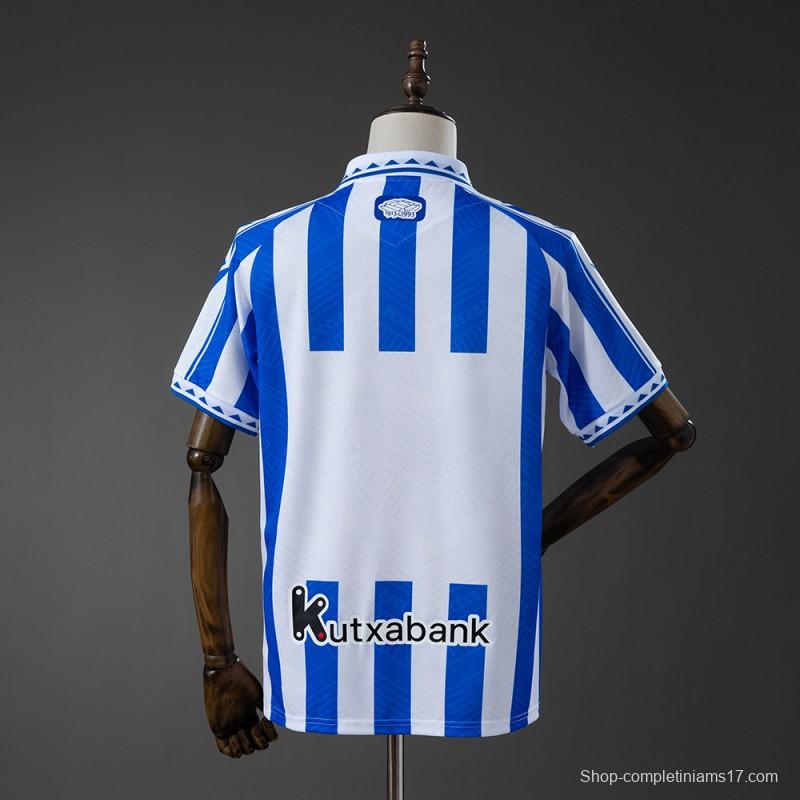 25/26 Real Sociedad Retro Style Jersey S