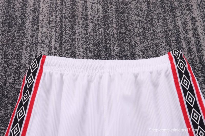 Retro Kids 98/99 Manchester United White Commemorative Jersey