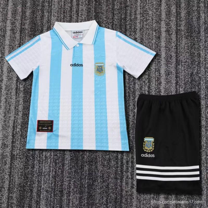 Retro Kids 1994 Argentina Home Jersey