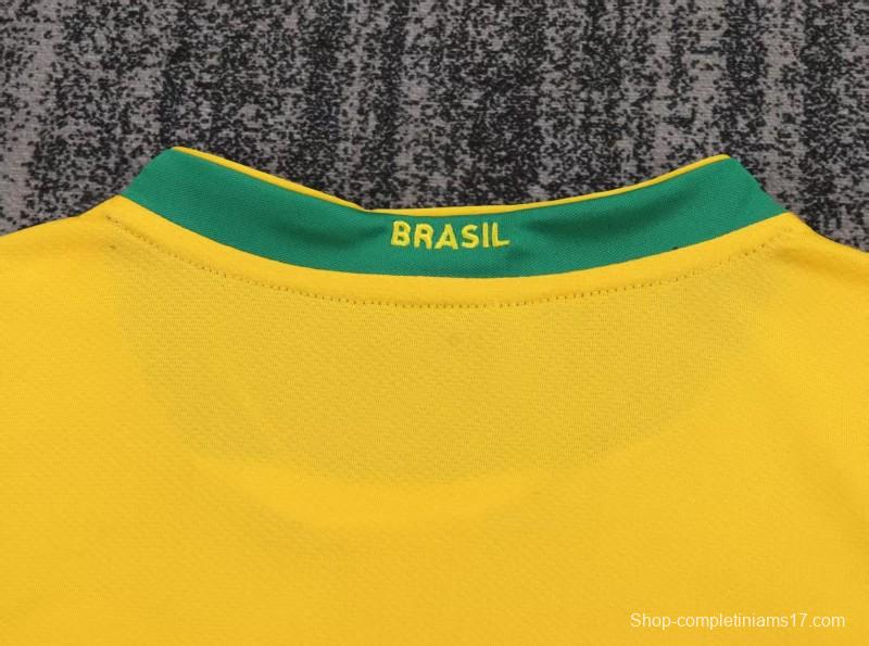 Retro Kids 2006 Brazil Home Jersey