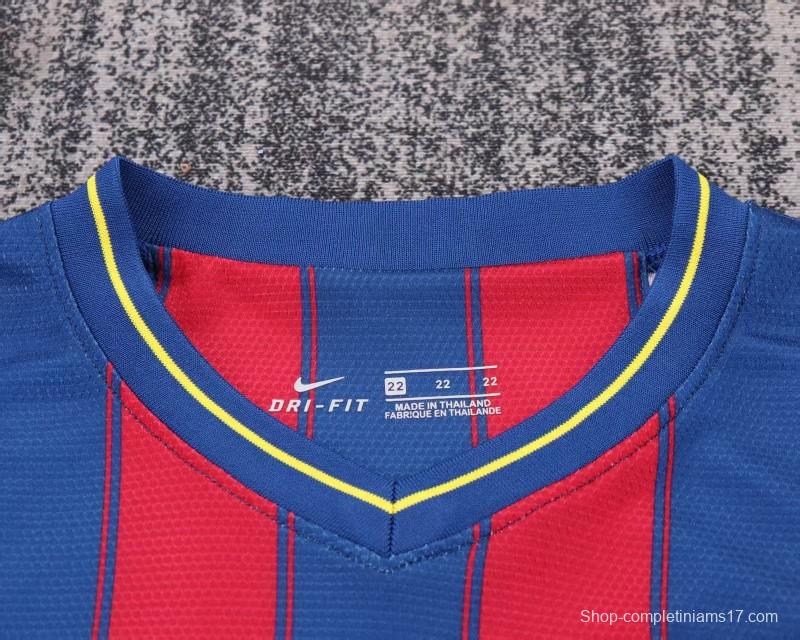 Retro Kids 09/10 FC Barcelona Home Jersey