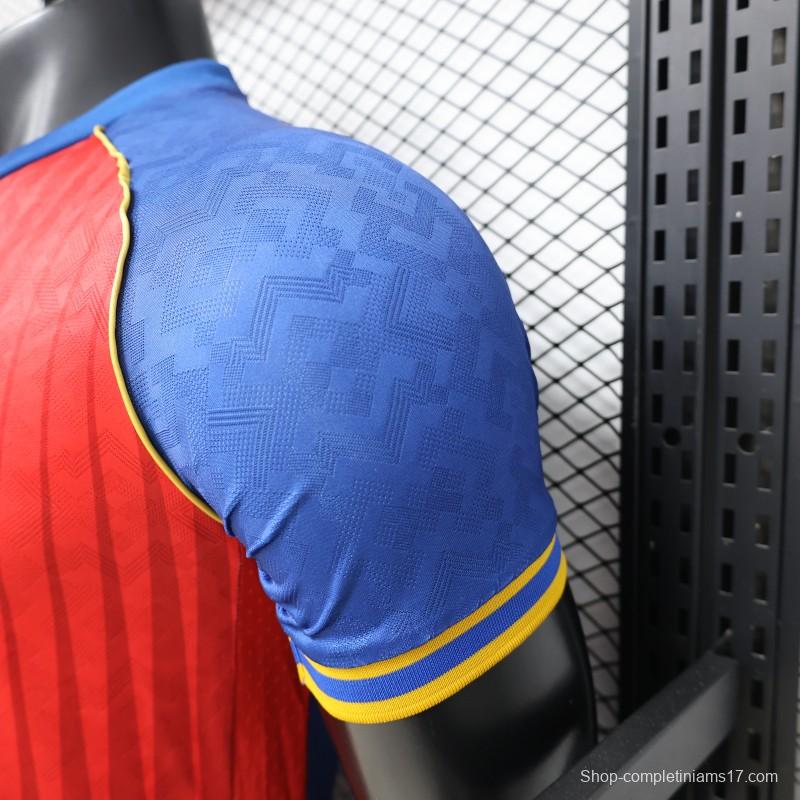 Player Version 26/27 FC Barcelona Royal Blue & Garnet Red Vertical Stripes  Special Edition Jersey