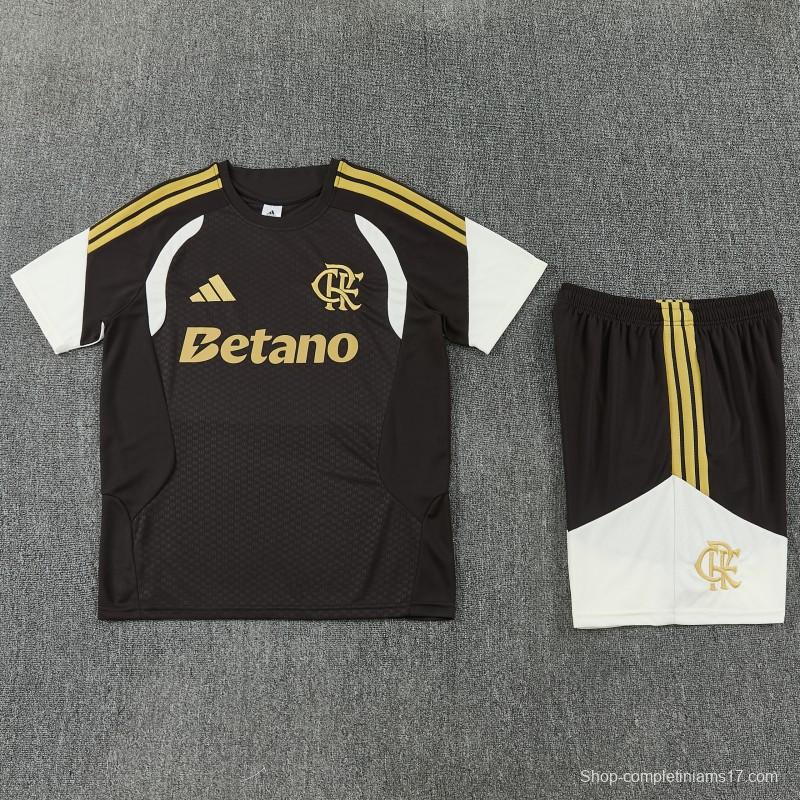 26/27 Flamengo Black Short Sleeve+Soccer Shorts