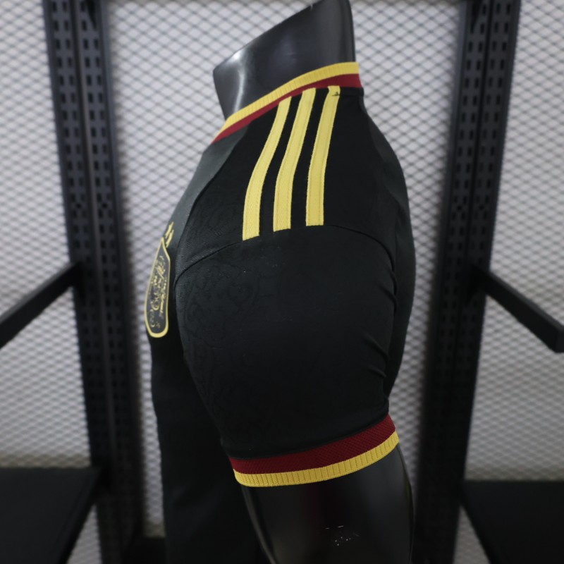 Player Version 2026 Spain Away Black Jersey