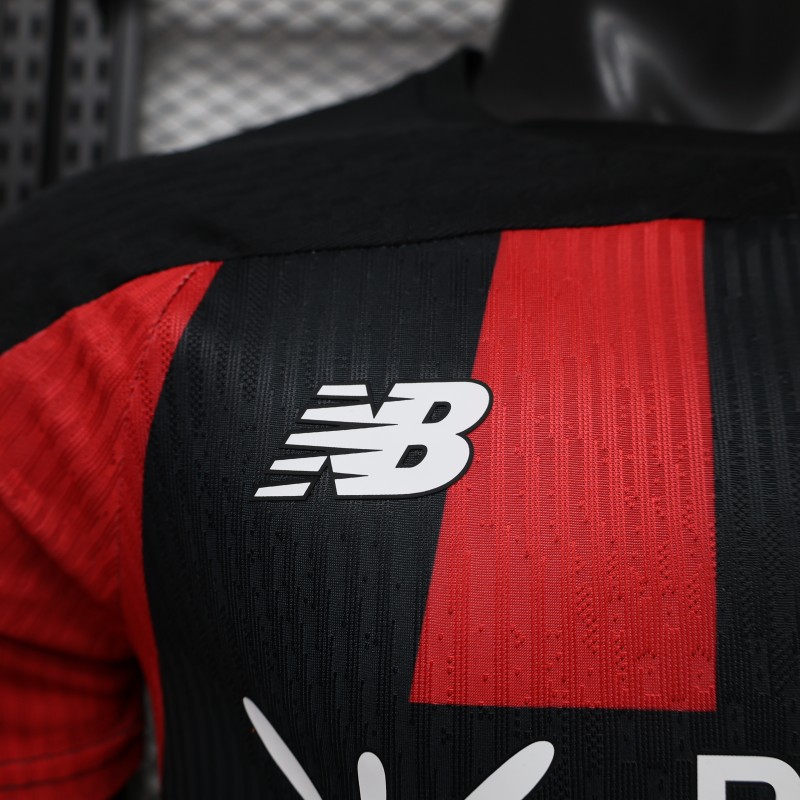 Player Version 26/27 Bayer Leverkusen Home Black Red Jersey