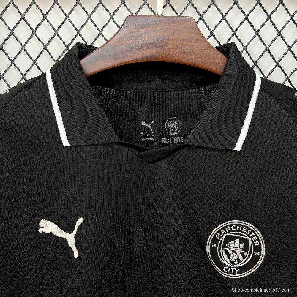 2025/26 Mens Manchester City Away Long Sleeve Jersey
